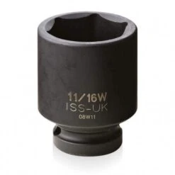 08W09 - ISS 1/2 Drive 9/16 Whitworth Regular Impact Socket