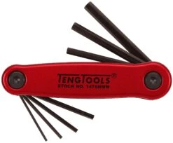 Teng Tools 1476NMM 7 Piece Metric Retractable Hex Key Set