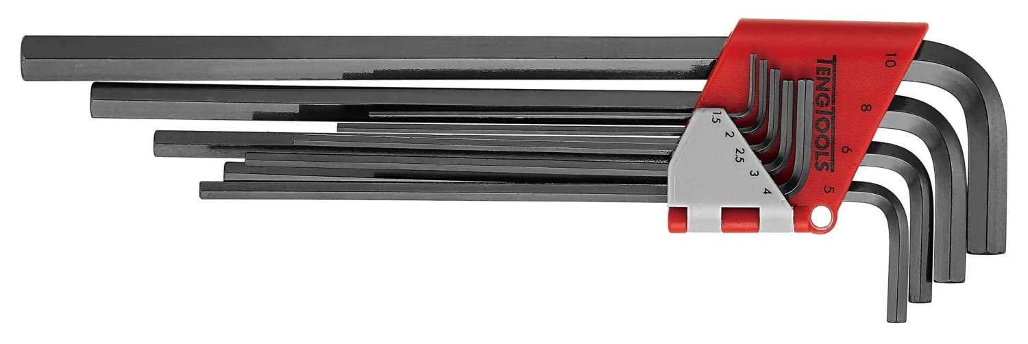 Teng Tools 1479MMRL 9 Piece Extra Long Metric Hex Key Set 1 Teng Tools 1479MMRL 9 Piece Extra Long Metric Hex Key Set