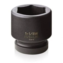 16W20 - ISS 1 Drive 1 1/4 Whitworth Regular Impact Socket