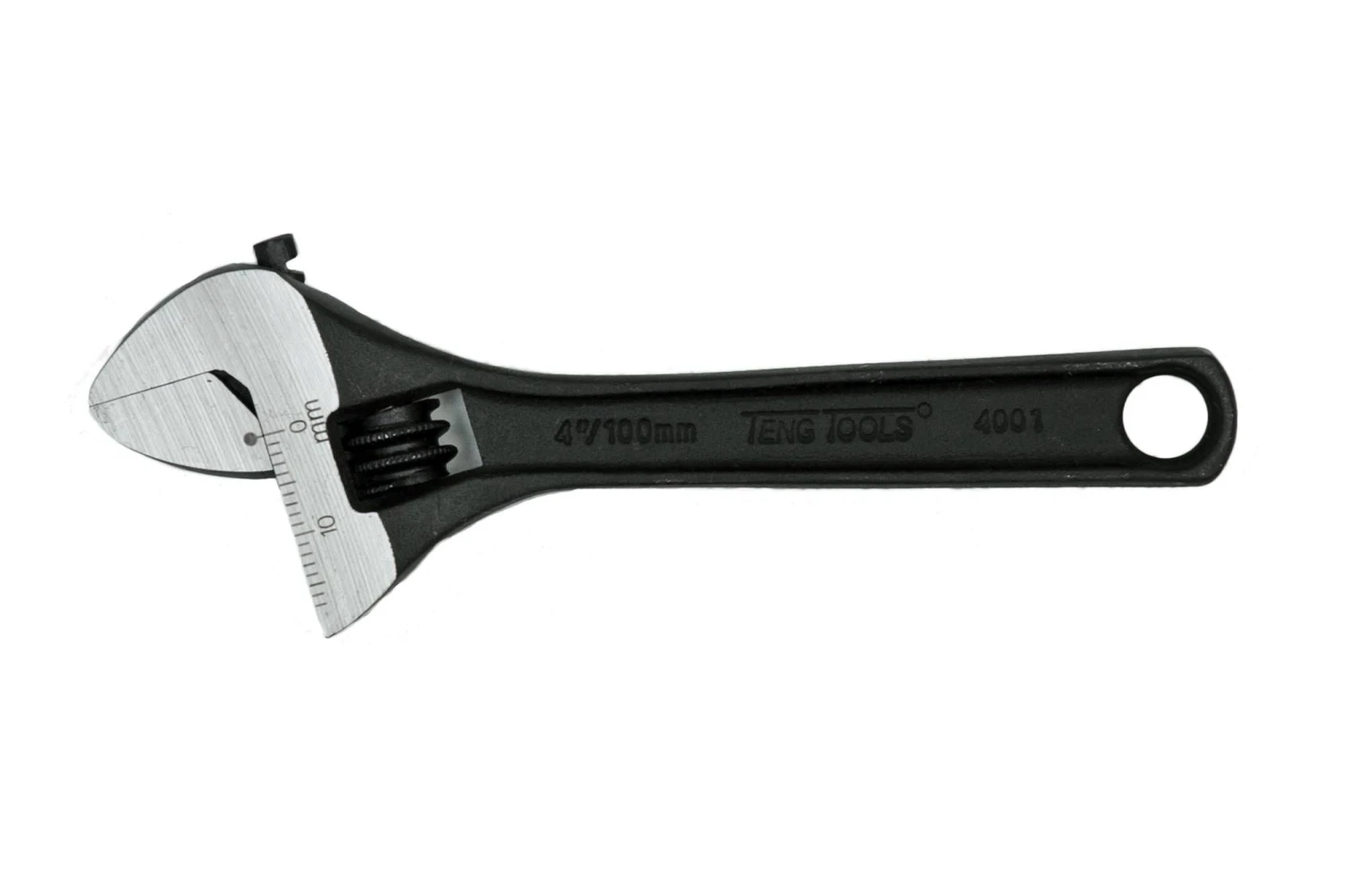 Teng Tools 4001 4" Adjustable Wrench With Graduated Scale 1 Teng Tools 4001 4" Adjustable Wrench With Graduated Scale