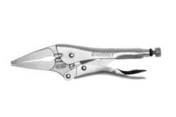 Teng Tools 404-9 9" Plated Long Nose Power Grip Pliers