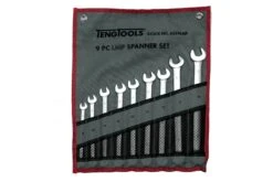 Teng Tools 6059LMP 9 Piece Long Metric Combination Spanner Set