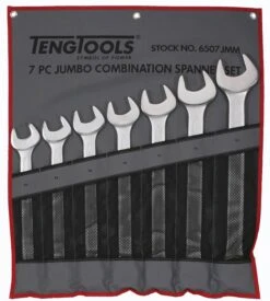 Teng Tools 6507JMM 7 Piece Metric Combination Spanner Set