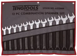 Teng Tools 6512MM 12 Piece Metric Combination Spanner Set
