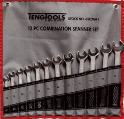 Teng Tools 6512MM1 12 Piece Metric Combination Spanner Set