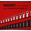 Teng Tools 6512RSMM 12 Piece Ratcheting Combination Spanner Set