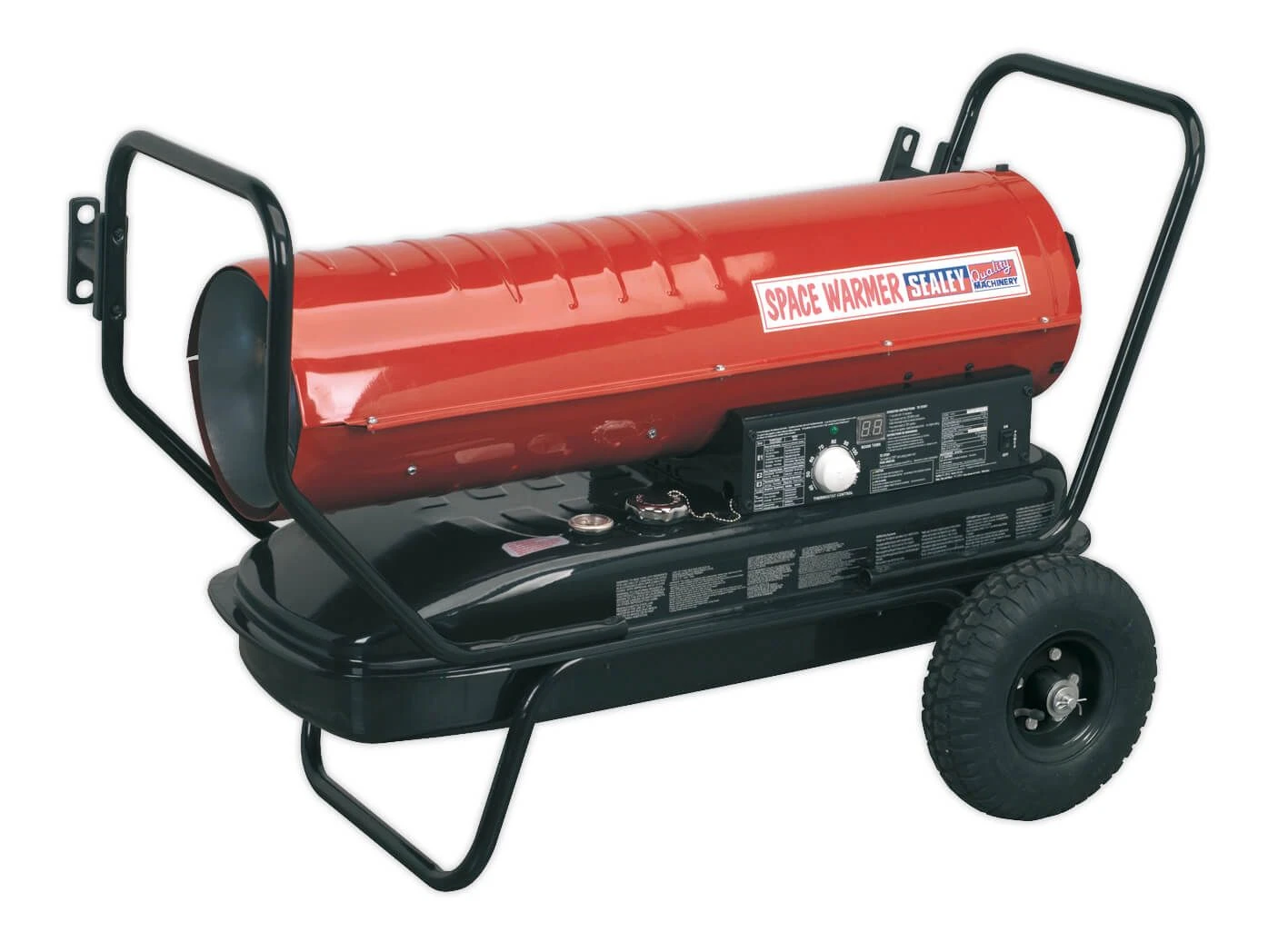 Sealey AB1008 Space Warmer® Paraffin/Kerosene/Diesel Heater 100000Btu/hr With Wheels 1 Sealey AB1008 Space Warmer® Paraffin/Kerosene/Diesel Heater 100000Btu/hr With Wheels