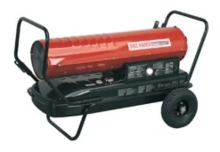 Sealey AB1758 Space Warmer® Paraffin/Kerosene/Diesel Heater 175000Btu/hr With Wheels