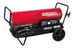 Sealey AB2158 Space Warmer® Paraffin/Kerosene/Diesel Heater 215000Btu/hr With Wheels