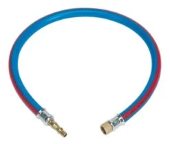 Sealey AH2R/38 Air Leader Hose 600mm X ⌀10mm With Tailpiece & 1/4"BSP Union