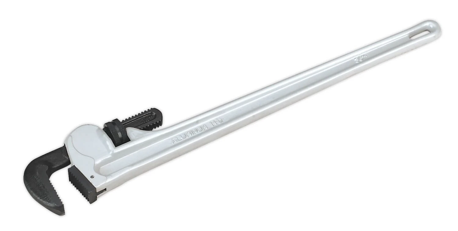 Sealey AK5111 Pipe Wrench European Pattern 915mm Aluminium Alloy 1 Sealey AK5111 Pipe Wrench European Pattern 915mm Aluminium Alloy