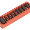 Sealey AK5609 Impact Hex Bit & Holder Set 9pc 1/2"Sq Drive