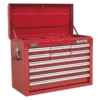 Sealey AP33109 Topchest 10 Drawer With Ball Bearing Slides