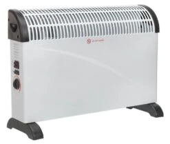 Sealey CD2005T Convector Heater 2000W 3 Heat Settings Thermostat Turbo Fan