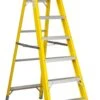 Sealey FSL7 Fibreglass Step Ladder 6 Tread EN 131