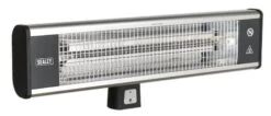 Sealey IWMH1809R High Efficiency Carbon Fibre Infrared Wall Heater 1800W/230V