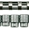 Teng Tools M3816 16 Piece 3/8" Drive 6 Point Regular Metric Socket Clip Rail