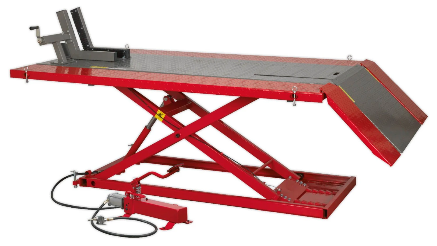 Sealey MT680 Mini Tractor/Quad/Motorcycle Lift 680kg Capacity Air/Hydraulic 1 Sealey MT680 Mini Tractor/Quad/Motorcycle Lift 680kg Capacity Air/Hydraulic