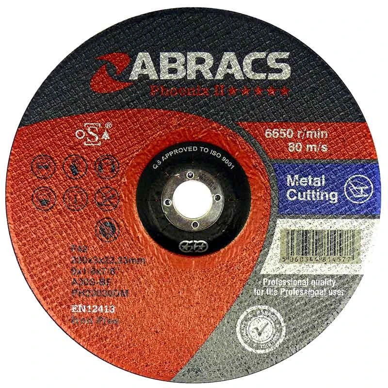 Abracs 500mm X 4.5mm X 32mm Flat Metal Cutting Disc PHOENIX II 1 Abracs 500mm X 4.5mm X 32mm Flat Metal Cutting Disc PHOENIX II