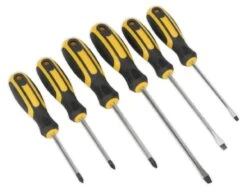 Siegen S0615 Soft Grip Screwdriver Set 6pc