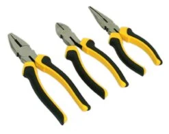 Siegen S0645 Comfort Grip Pliers Set 3pc
