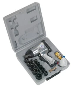 Sealey SA2/TS Air Impact Wrench Kit With Sockets 1/2"Sq Drive
