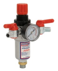 Sealey SA4FR/38 Air Filter/Regulator 3/8"BSP Male 1/4"BSP Male