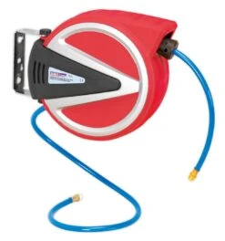 Sealey SA812 Retractable Air Hose Reel 12mtr ⌀6.5mm ID PU Hose