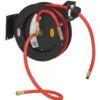 Sealey SA84 Retractable Air Hose Steel Reel 8mtr ⌀10mm ID Rubber Hose