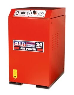 Sealey SAC82425VLN Compressor 24ltr V Twin Direct Drive 2.5hp Cabinet Low Noise