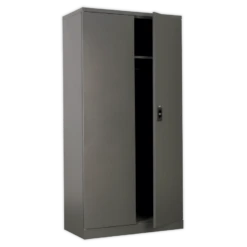 Sealey SC02 Floor Cabinet 4 Shelf Plus Hanging Rail 2 Door