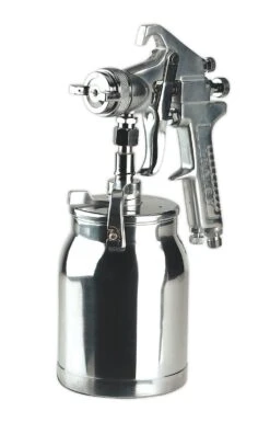 Sealey SSG1 Spray Gun Suction Deluxe Professional 1.8mm Set Up