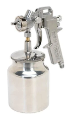Sealey SSG2 Spray Gun Suction Feed General Purpose 1.5mm Set Up
