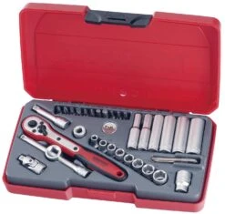 Teng Tools T1435AF 35 Piece 1/4" Drive AF Socket Set