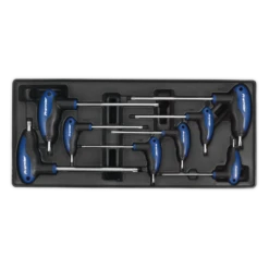 Sealey TBT05 Tool Tray With T Handle TRX Star* Key Set 8pc