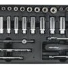 Sealey TBT19 Tool Tray With Socket Set 43pc 1/4"Sq Drive