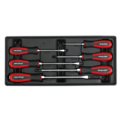 Sealey TBT29 Tool Tray With Hammer Thru Screwdriver Set 6pc