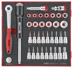 Teng Tools TED3836 36 Piece 3/8" Drive EVA Socket Set
