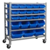 Sealey TPS22 Mobile Bin Storage System 22 Bins