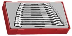 Teng Tools TT8012 12 Piece Metric Anti Slip Combination Spanner Set