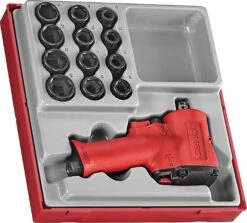 Teng Tools TTDAWM13M 13 Piece 1/2" Drive Mini Impact Socket Set