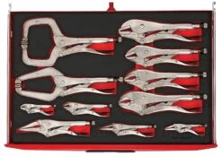 Teng Tools TTEVG11 11 Piece EVA Power Grip Plier Set