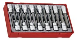 Teng Tools TTTXH15 15 Piece 1/2" Drive Hex & TX Bit Socket Set