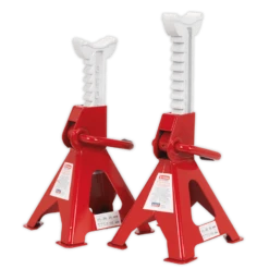 Sealey VS2003 Axle Stands (Pair) 3tonne Capacity Per Stand Ratchet Type