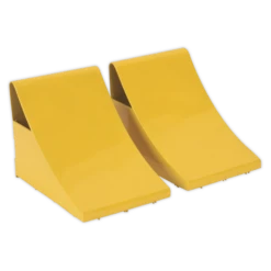 Sealey WC05 Heavy Duty Steel Wheel Chocks 4kg Pair